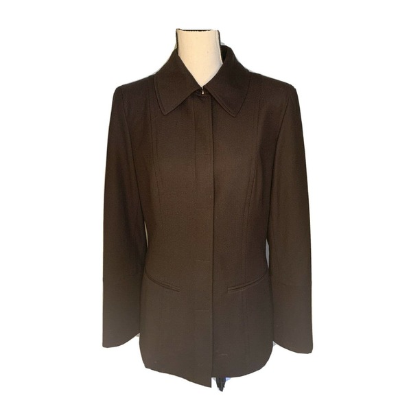 Etcetera Coat Brown Wool Blend - Picture 1 of 9